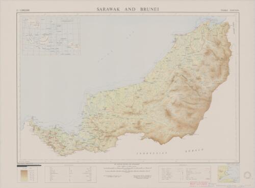 Sarawak and Brunei / compiled and drawn by Land and Survey Dept., Sarawak, 1963 ; published under the direction of the Assistant Director of Survey, Far East Land Forces