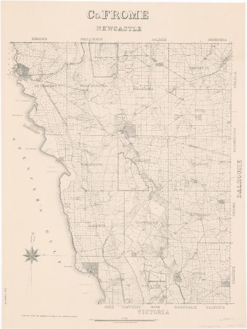 Co. Frome [cartographic material] / compiled under the direction of Theo. E. Day, Surveyor General