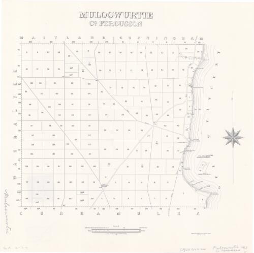 Muloowurtie, Co. Fergusson [cartographic material] / compiled in the Office of the Surveyor General, Department of Lands