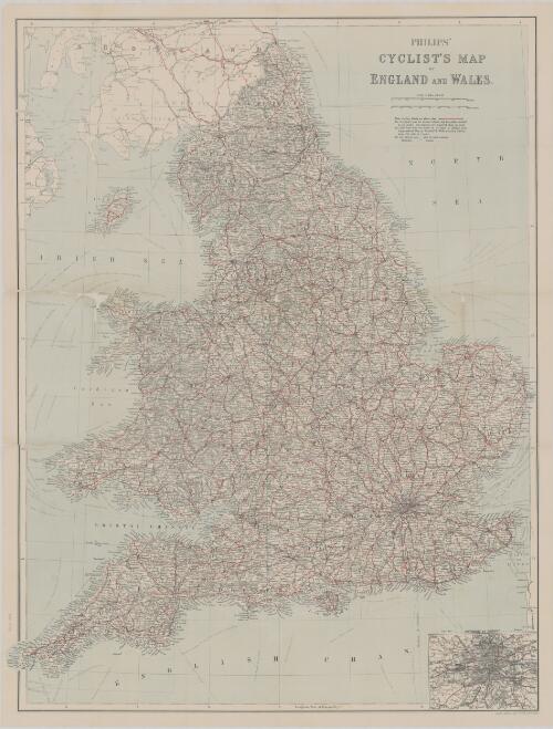 Philips' cyclist's map of England and Wales [cartographic material]