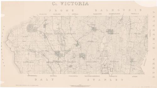 Co. Victoria [cartographic material] / under the Direction of Theo E Day, Surveyor General