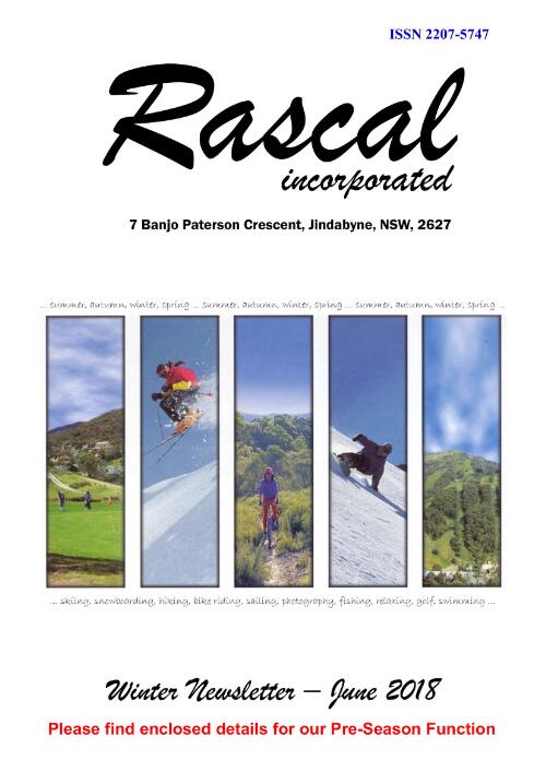 RASCAL Incorporated newsletter
