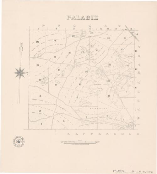 Palabie [cartographic material] : [Co. Le Hunte] / Surveyor General's Office