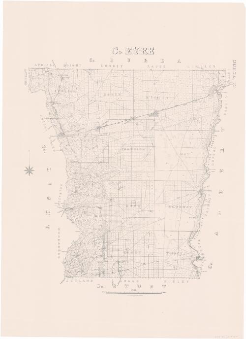 Co. Eyre [cartographic material] / compiled in the Office of the Surveyor General, Department of Lands