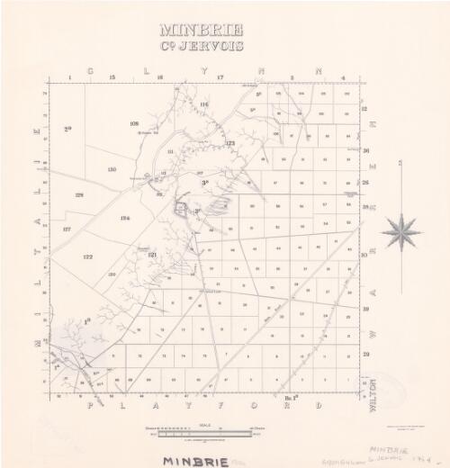 Minbrie, Co. Jervois [cartographic material] / compiled in the Office of the Surveyor General, Department of Lands