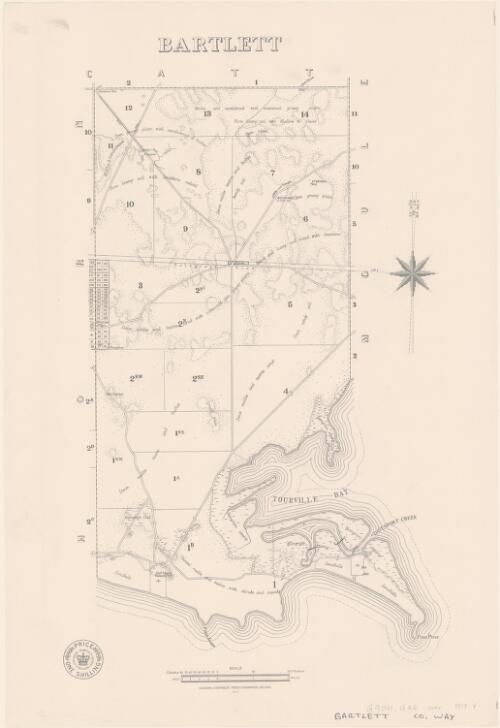 Bartlett [cartographic material] : [County Way] / Surveyor General's Office