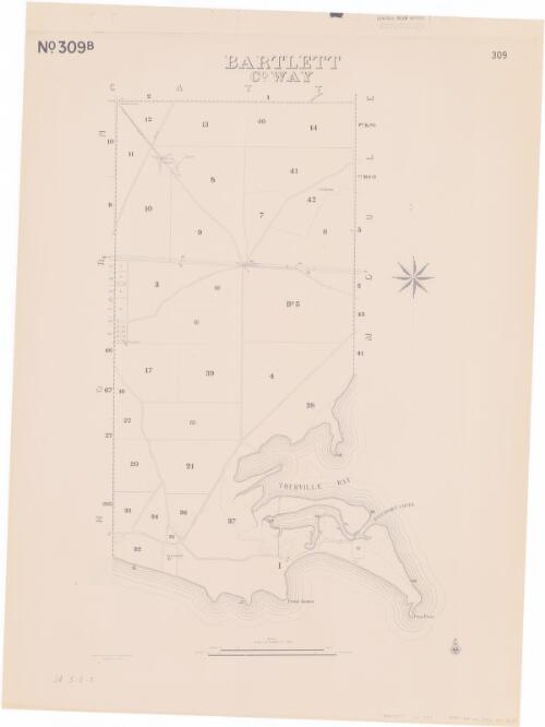 Bartlett, Co. Way [cartographic material] / compiled in the Office of the Surveyor General, Department of Lands