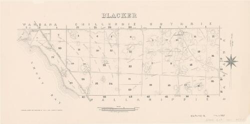 Blacker [cartographic material] : [County Way] / Surveyor General's Office