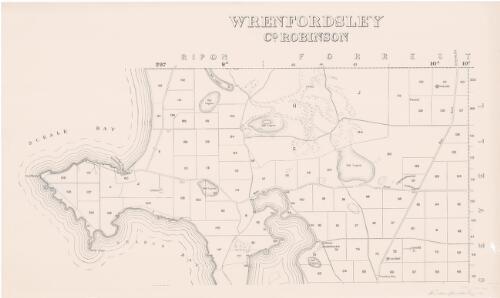 Wrenfordsley, Co. Robinson [cartographic material] / compiled in the Office of the Surveyor General, Department of Lands
