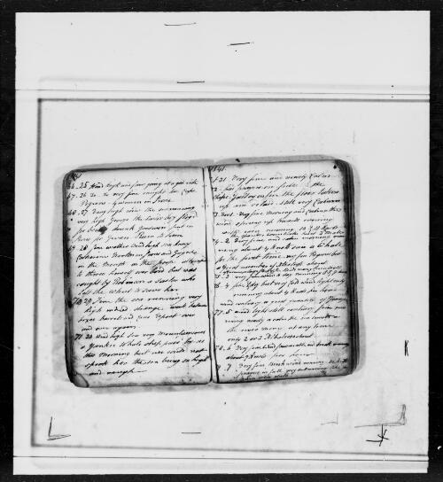 Notebook of George Kershaw (as filmed by the AJCP) [microform] : [M435], 1840-1855