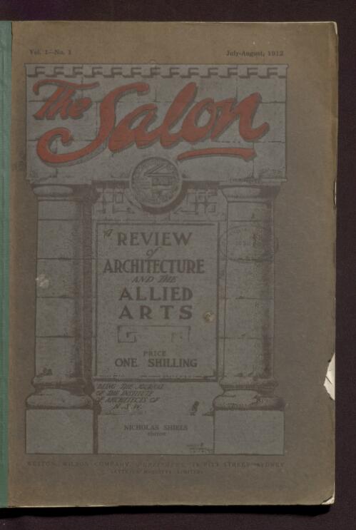 The salon : being the journal of the Institute of Architects of New South Wales