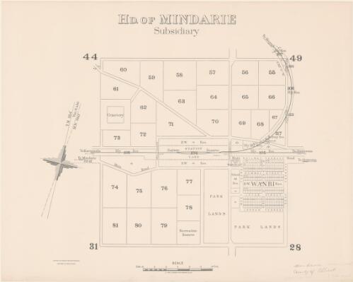 Hd. of Mindarie [cartographic material] : subsidiary [Wanbi and environs, County Albert] / compiled in the Office of the Surveyor General, Department of Lands