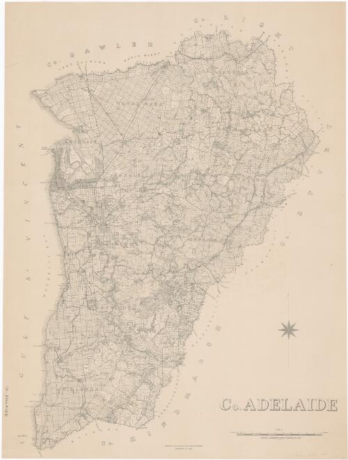 Co. Adelaide [cartographic material] / compiled in the Office of the Surveyor General