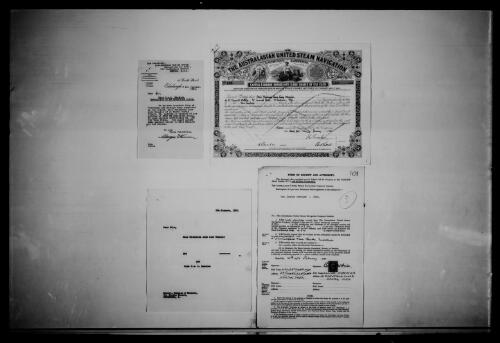 Records of the Australasian United Steam Navigation Company (as filmed by the AJCP) [microform] : [M1846-1853], 1887-1961