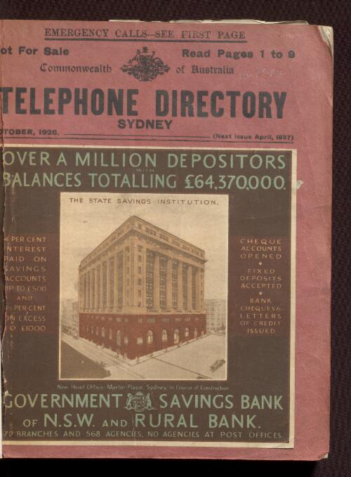 Sydney telephone directory