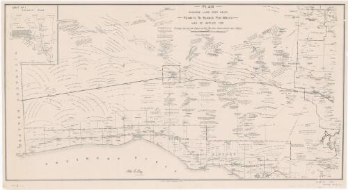 Plan showing land over which permits to search for water may be applied for [under Section 14, Pastoral Act Further Amendment Act 1922) [cartographic material] : [South Australia] / Theo E. Day, Surveyor General