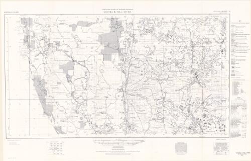 Vegetation survey of Western Australia SH 50-9 & 10. Moora & Hill River [cartographic material] / Mapped by J.S. Beard