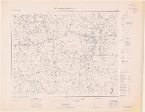 Vegetation survey of Western Australia. SH 50-16, Southern Cross [cartographic material] / mapped by J.S. Beard