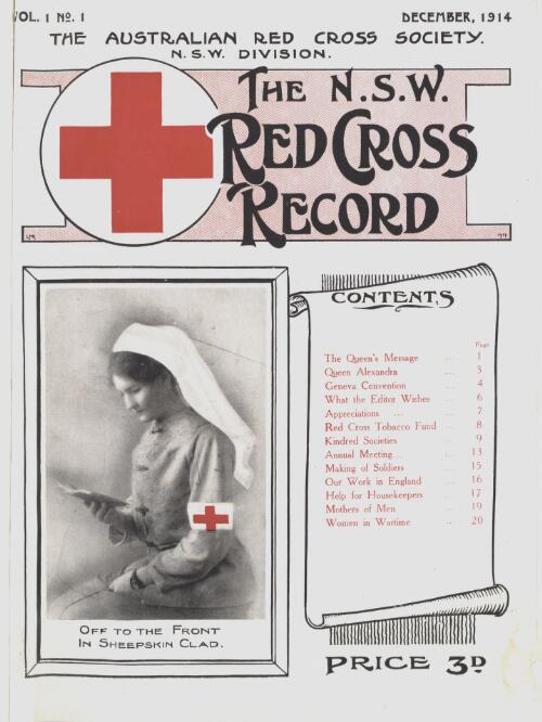The N.S.W. Red Cross record / The Australian Red Cross Society, N.S.W. Division
