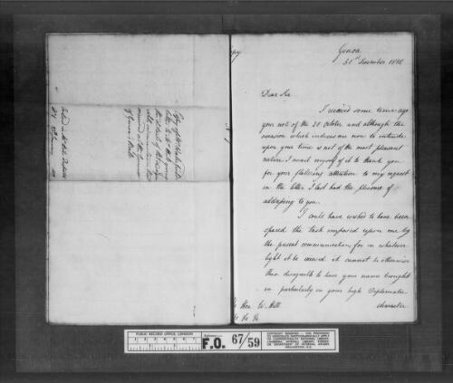 Correspondence. Sardinia, 1819 [microform]/ as filmed by the AJCP