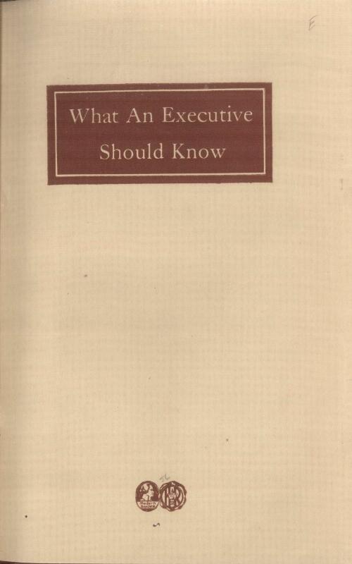 What an executive should know