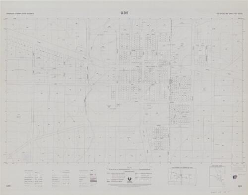 [South Australia] 1:2500 special map series : [Map type B3]. Cleve [cartographic material] / Department of Lands, prepared under the direction of the Surveyor-General