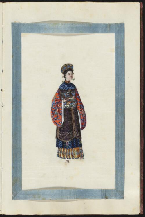 [Zhongguo men shen ren wu he Qing dai da guan gui ren tu ji. Gui fei (2) = Court figures in Qing dynasty China and Chinese gods. Concubine]