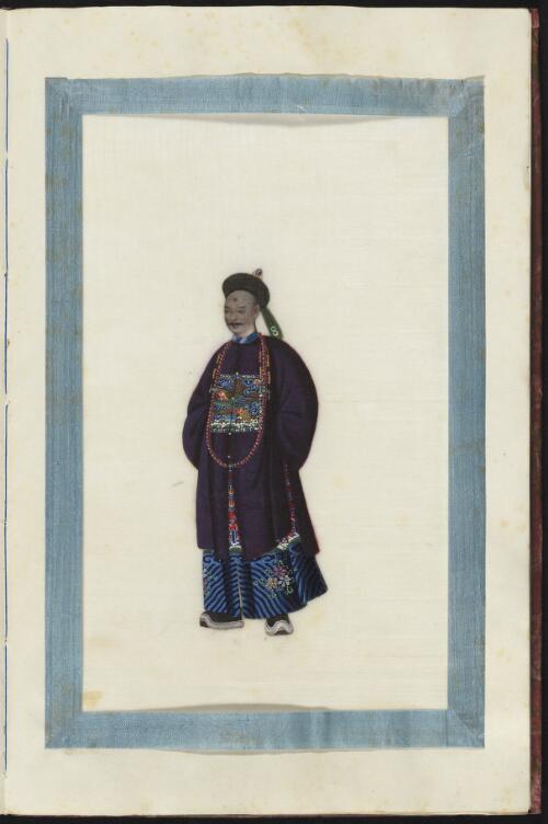 [Zhongguo men shen ren wu he Qing dai da guan gui ren tu ji. Da guan gui ren (2) = Court figures in Qing dynasty China and Chinese gods. High official]