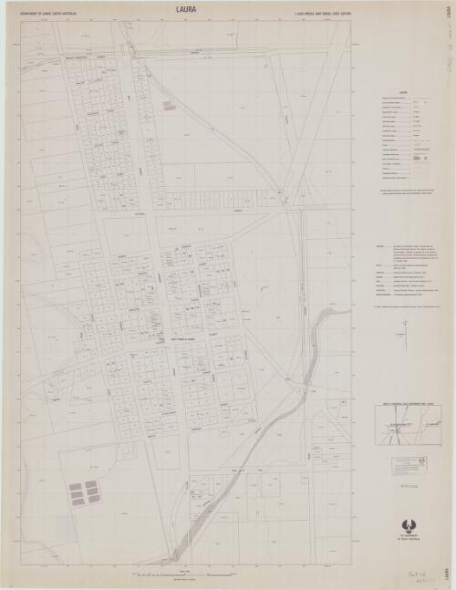 [South Australia] 1:2500 special map series : [Map type B3]. Laura [cartographic material] / Dept. of Lands, prepared under the direction of the Surveyor-General