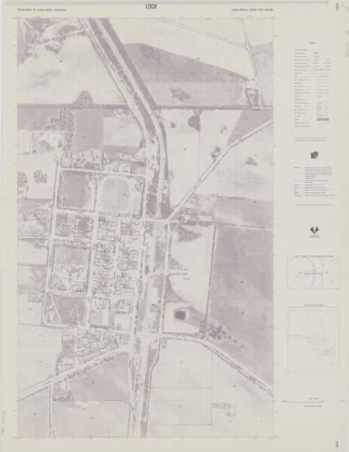 [South Australia] 1:2500 special series : [Map type B4]. Lock [cartographic material] / Dept. of Lands, prepared under the direction of the Surveyor-General