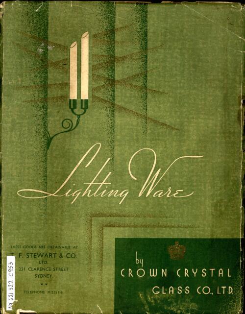 General catalogue of illuminating glassware and lighting fixtures for commercial and residential lighting / manufactured by The Crown Crystal Glass Co