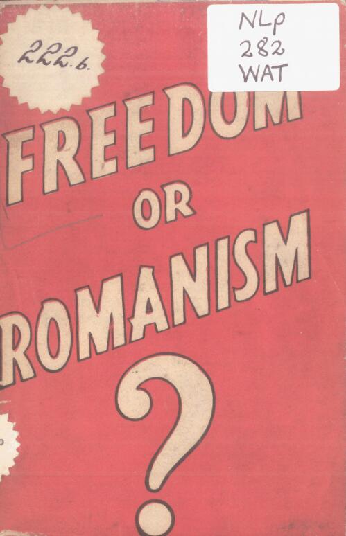 Freedom or romanism?