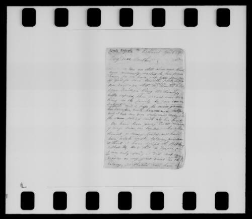 Letters of Henry Thomas and Horatio Holyoake (as filmed by the AJCP) [microform] : [M392] 1854-1873