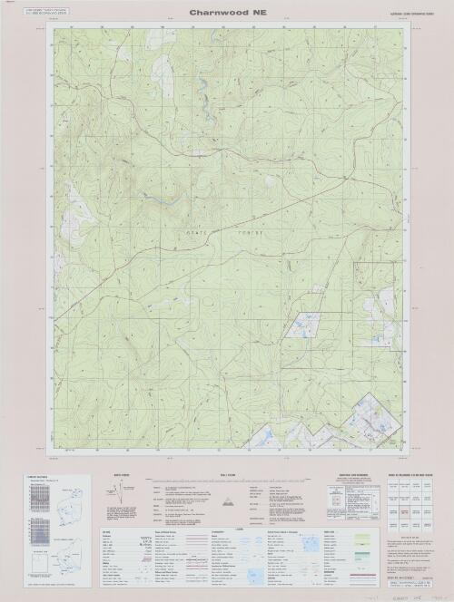 Australia 1:25 000 topographic survey [Western Australia]. 2029-II NE, Charnwood NE [cartographic material] / produced by the Department of Land Administration, Perth, Western Australia