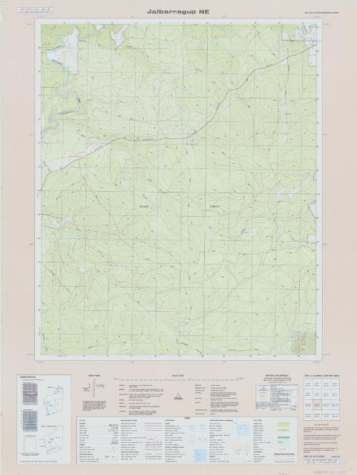Australia 1:25 000 topographic survey [Western Australia]. 2029-IV NE, Jalbarragup NE [cartographic material] / produced by the Department of Land Administration