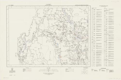 Land systems of the Ashburton catchment, Western Australia. SF 50-9 Zone 1. Yanrey, [cartographic material] / prepared under the direction of the Surveyor General, Department of Lands and Surveys, Perth, Western Australia