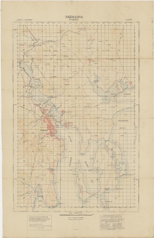 Hobart, Tasmania [cartographic material] / Lewis & Murray
