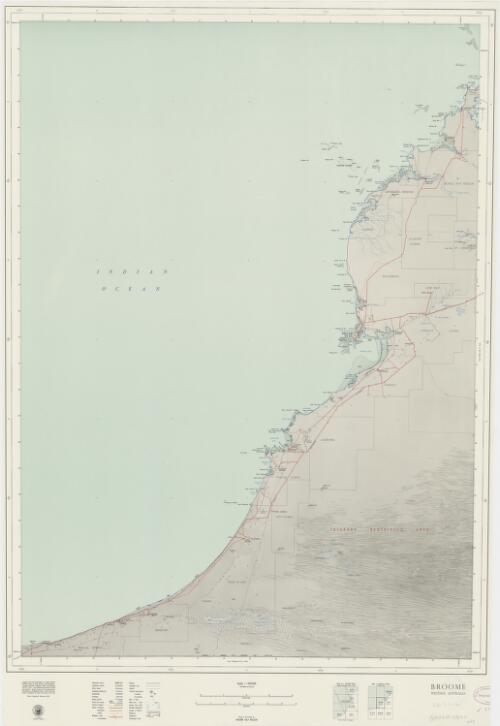 [Western Australia 1:500 000]. [SE 51-W], Broome, Western Australia [cartographic material] / cartography by the Mapping Branch, Surveyor General's Division, Department of Lands and Surveys