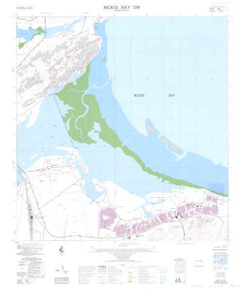 Australia 1:25 000 topographic survey. 2256-1-3. Nickol Bay SW, [cartographic material] / produced by the Royal Australian Survey Corps