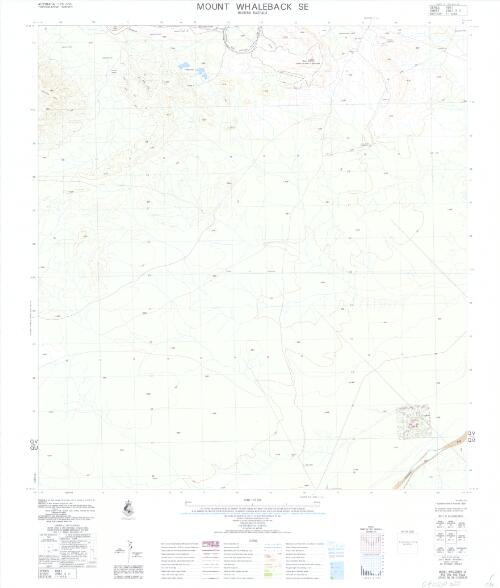Australia 1:25 000 topographic survey. 2851 3 2, Mount Whaleback SE, Western Australia [cartographic material] / Royal Australian Survey Corps