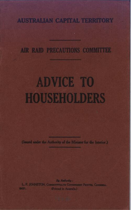 Advice to householders