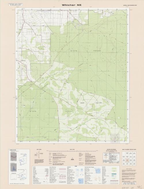 Australia 1:25 000 topographic survey [Western Australia]. 1930-II NE, Whicher NE [cartographic material] / produced by the Department of Land Administration