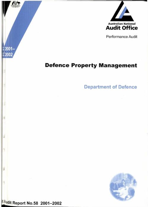 Defence property management : Department of Defence / the Auditor-General