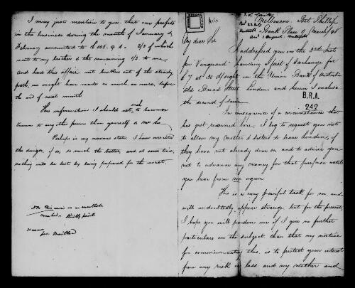 Correspondence of John Lee (as filmed by the AJCP) [microform] : [M678], 1840-1865