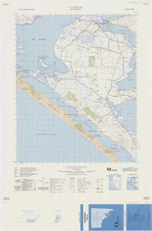 [South Australia] 1:50 000 topographic series, cadastral overprint : [Map type D3]. 6726-IV, Narrung [cartographic material] / published by authority of the Minister of Lands ; prepared under the direction of the Surveyor General