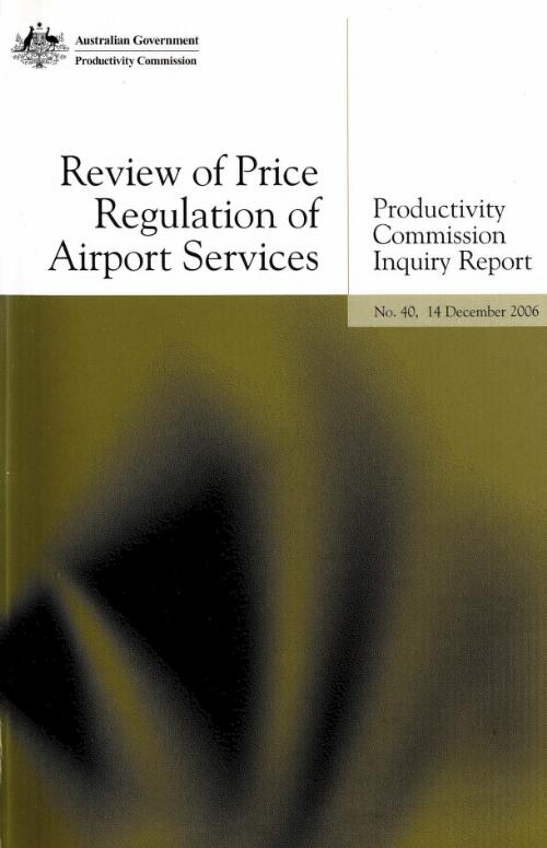 Review of price regulation of airports services
