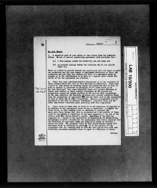Overseas Files relating to Australia and New Zealand [Lab. 13] 1941-1953 [microform]