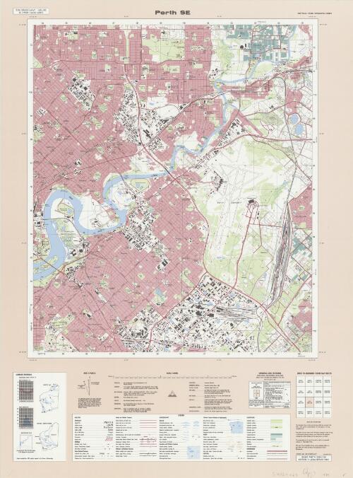 Australia 1:25 000 topographic survey [Western Australia]. 2034-II SE, Perth SE [cartographic material] / produced by the Department of Land Administration