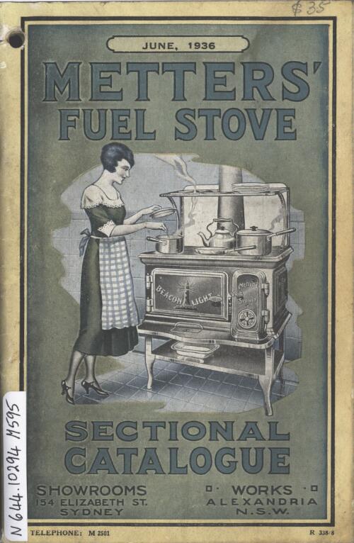 Metters' fuel stove : sectional catalogue