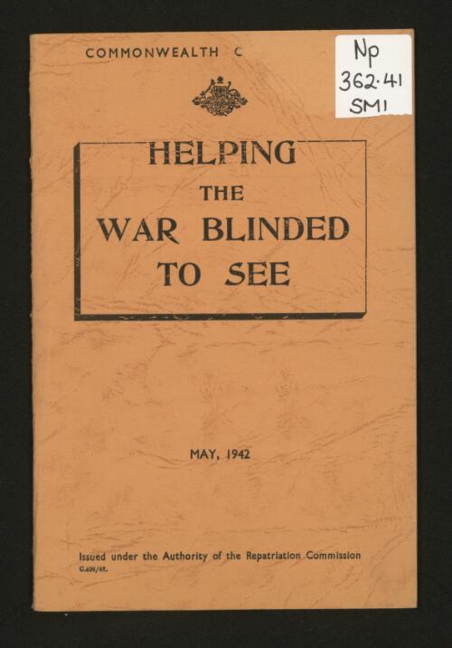 Helping the war blinded to see